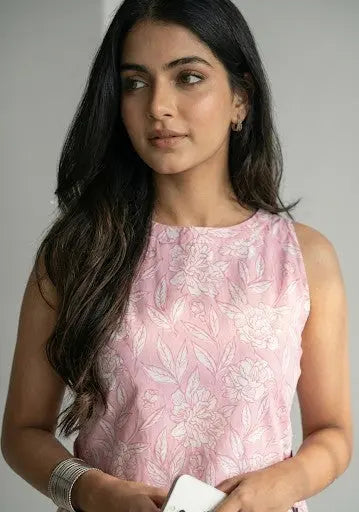 Somiya Halter Neck Short Kurti – Kalyanja